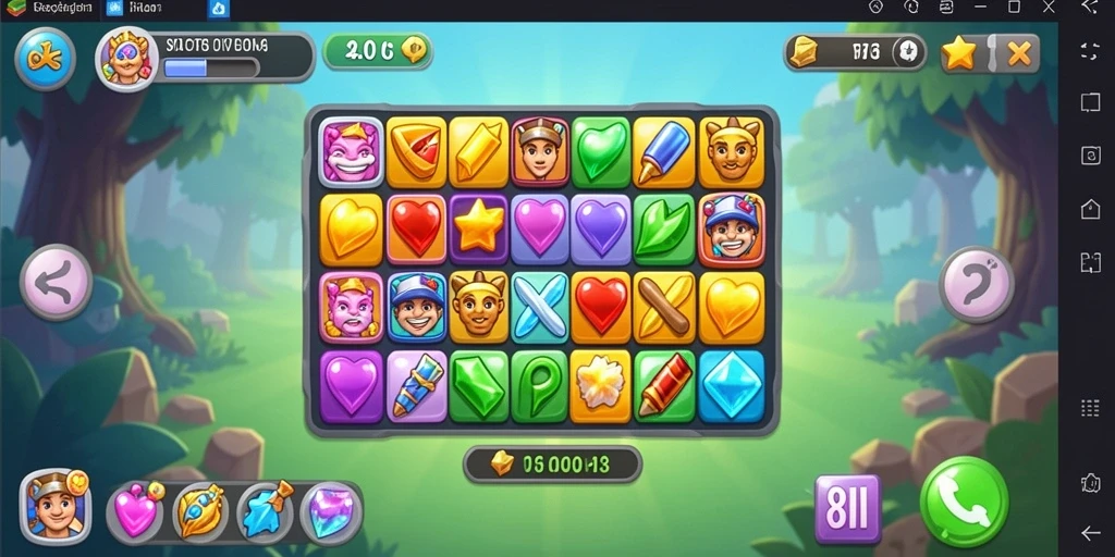 Gameplay Match-3 seru dan penuh warna di 8II.
