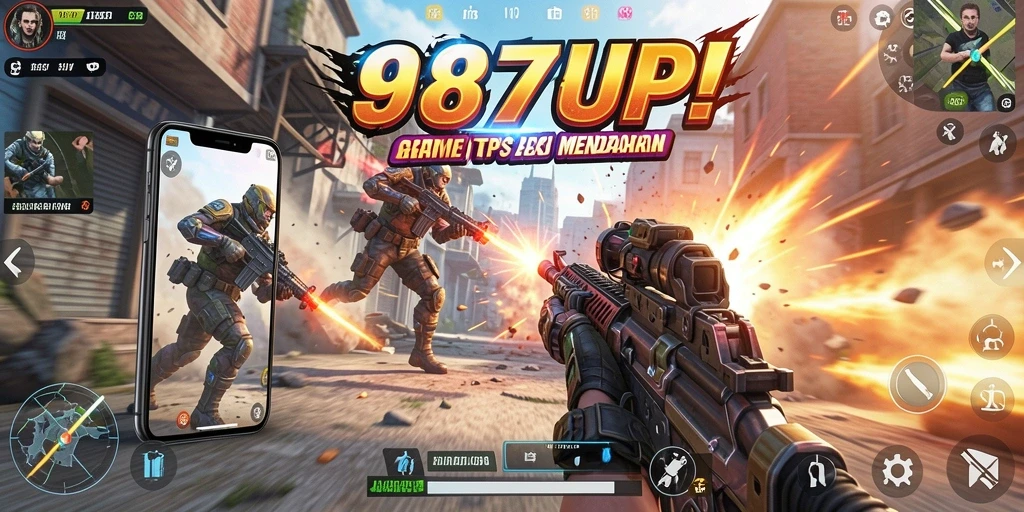 Gameplay TPS 987UP yang seru dan mendebarkan.