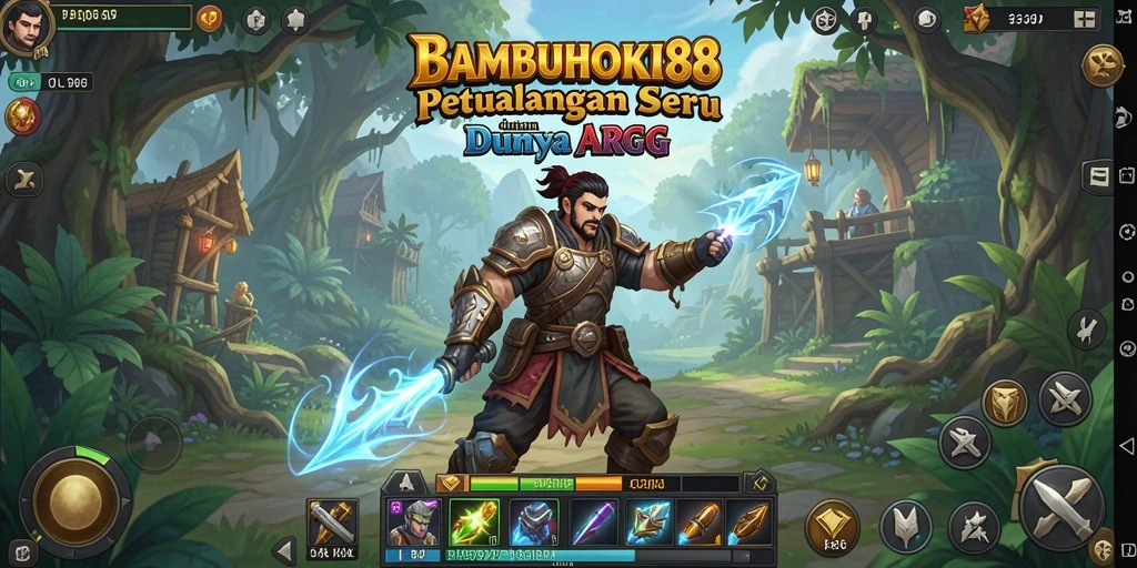Screenshot gameplay BAMBUHOKI88 menampilkan aksi seru dalam pertempuran ARPG.