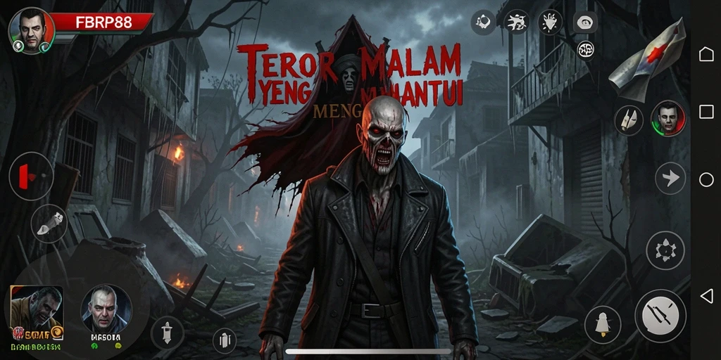 Tampilan gameplay FBRP88 yang menegangkan dan mencekam.