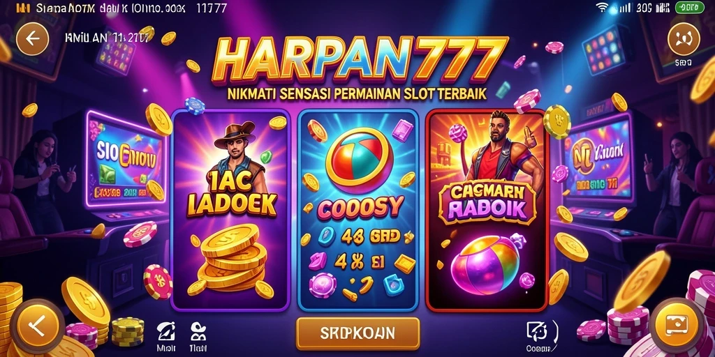 Gameplay menarik dari HARAPAN777 dengan berbagai slot yang seru.