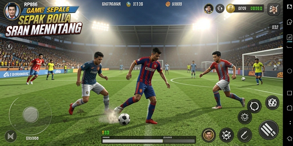 Gameplay seru dan realistis dalam RP886.