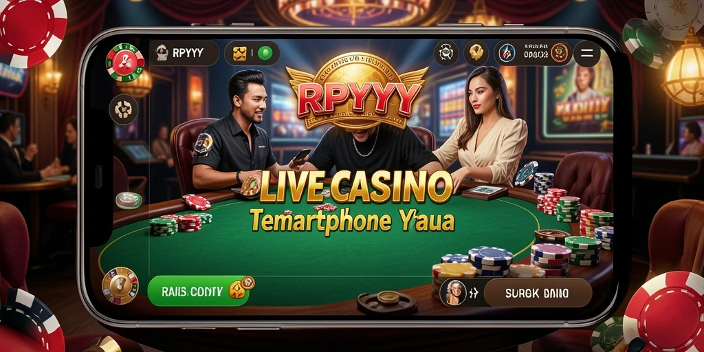 Tampilan gameplay RPYYY Live Casino yang mendebarkan dan interaktif.